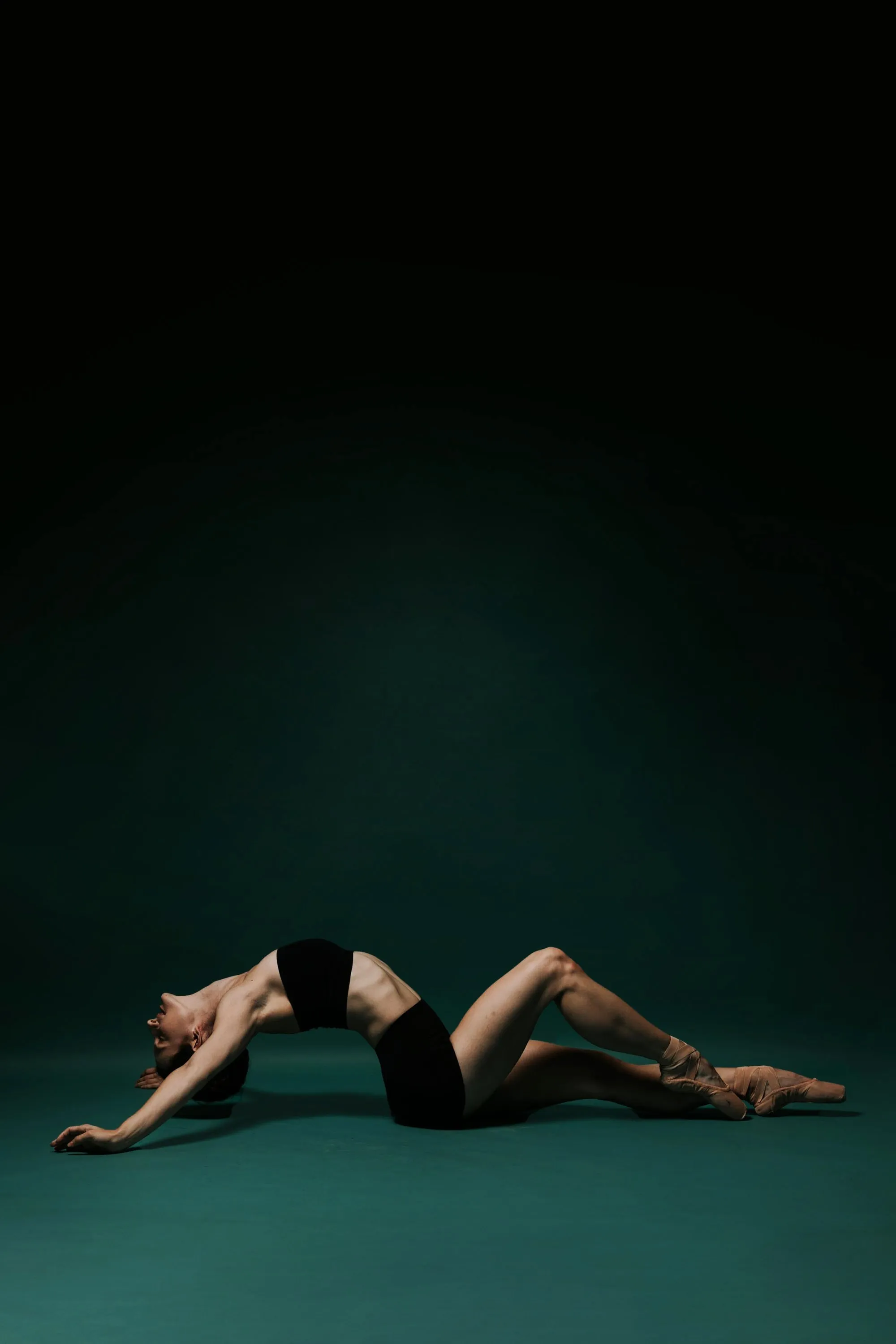 Grace Manuel arched back across the floor